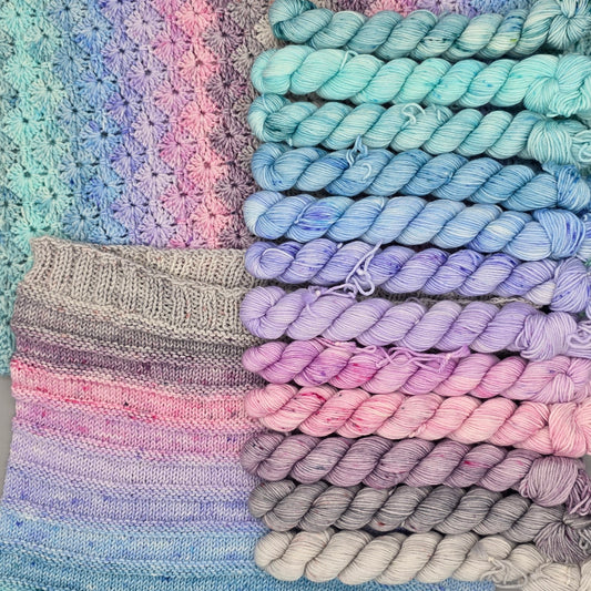 Winter's Frost Mini Skein Set
