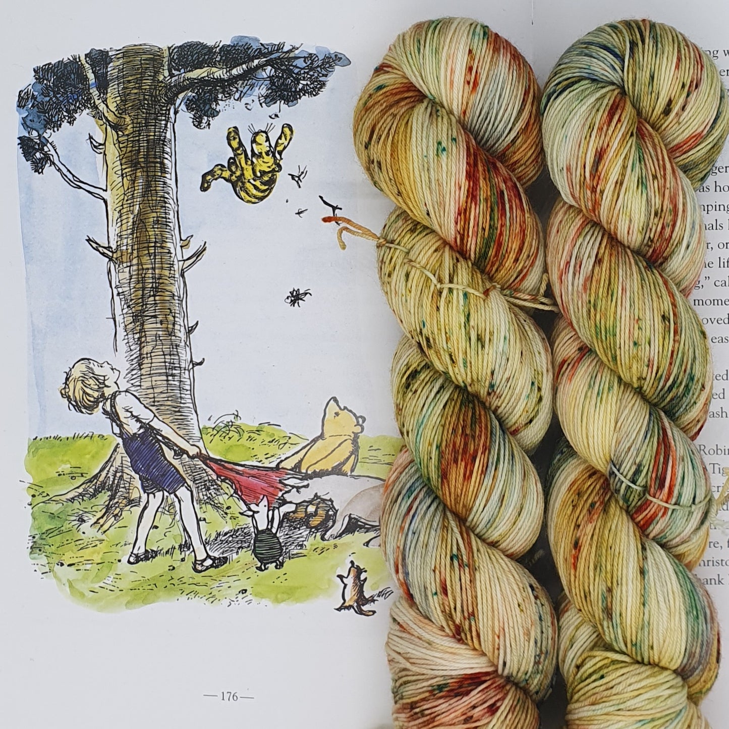 Tigger's Don't Climb Trees - Merino Nylon 4ply