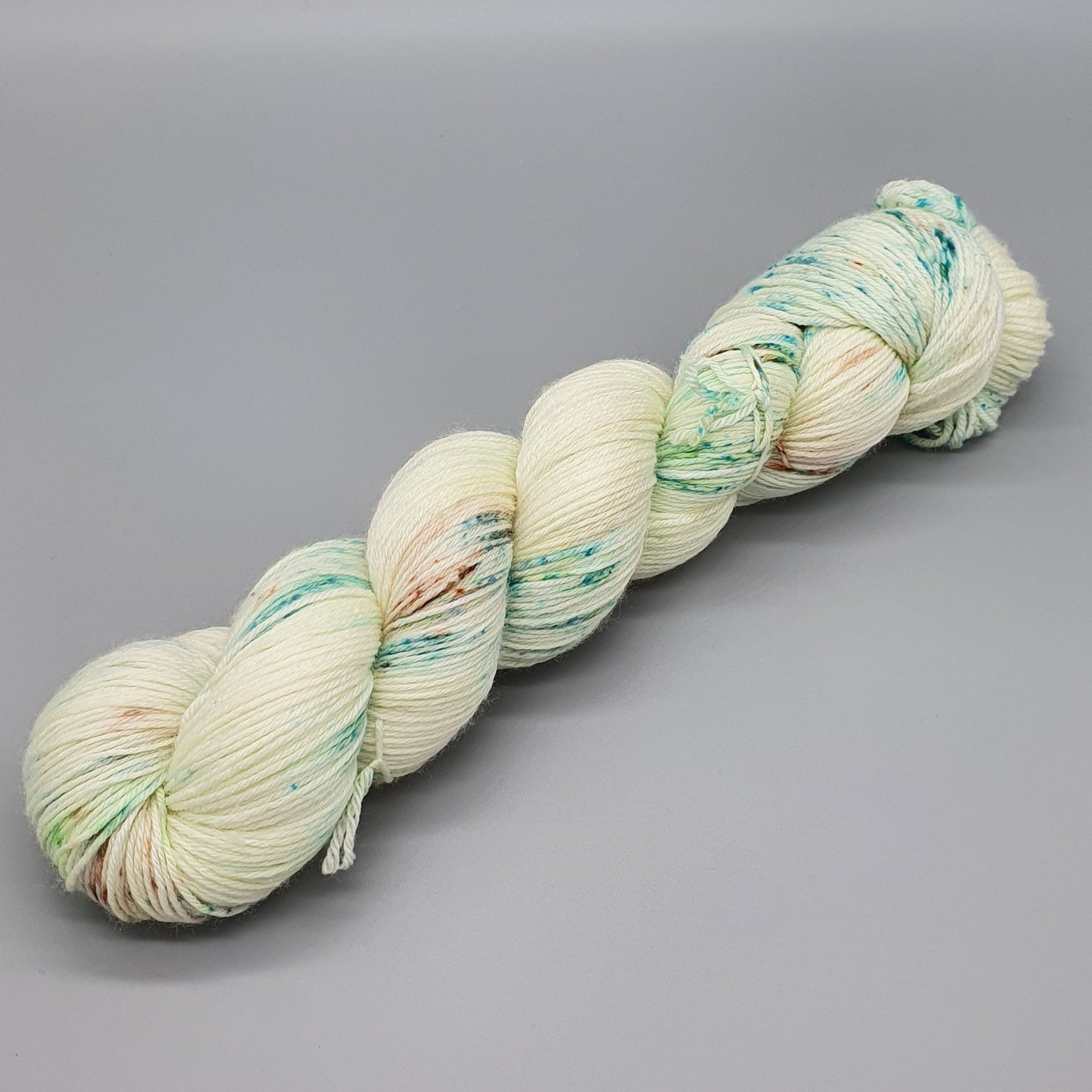 Lime and Coconut - BFL Nylon 4ply
