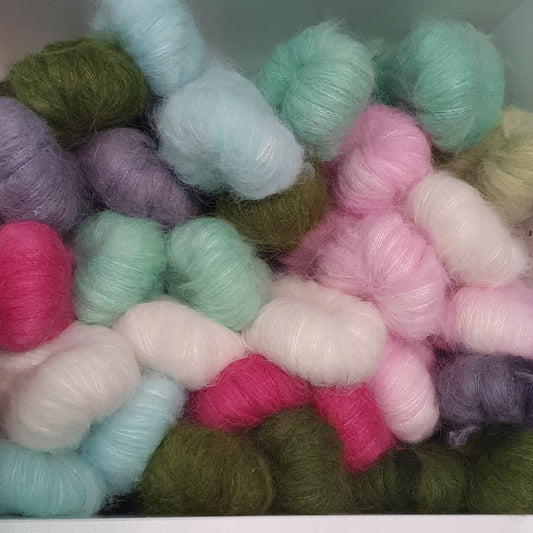 DYED TO ORDER - Suri Silk Fluff - Multiple Colours