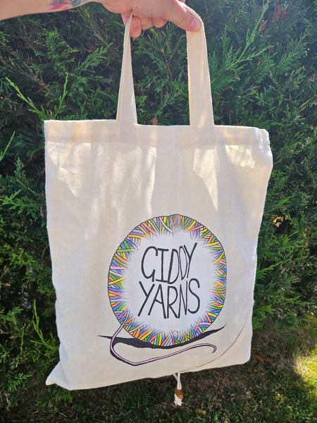 Giddy Yarns Pack-Away Tote Bag