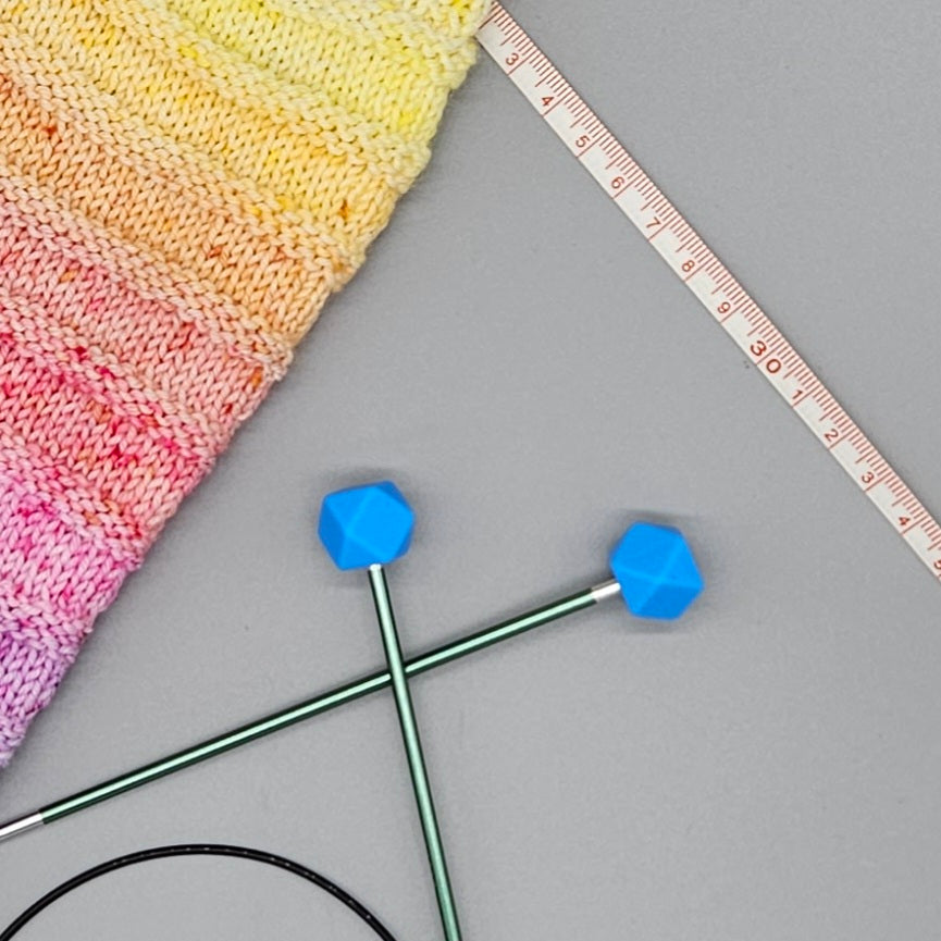 Blue Hexi Needle Stoppers