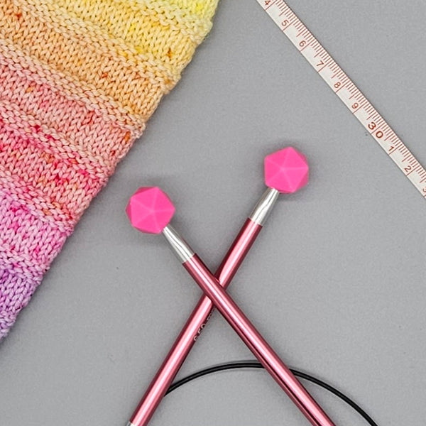 Pink Hexi Needle Stoppers