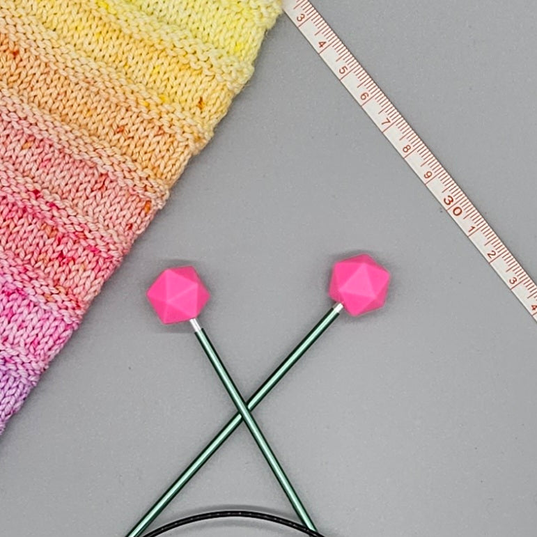 Pink Hexi Needle Stoppers