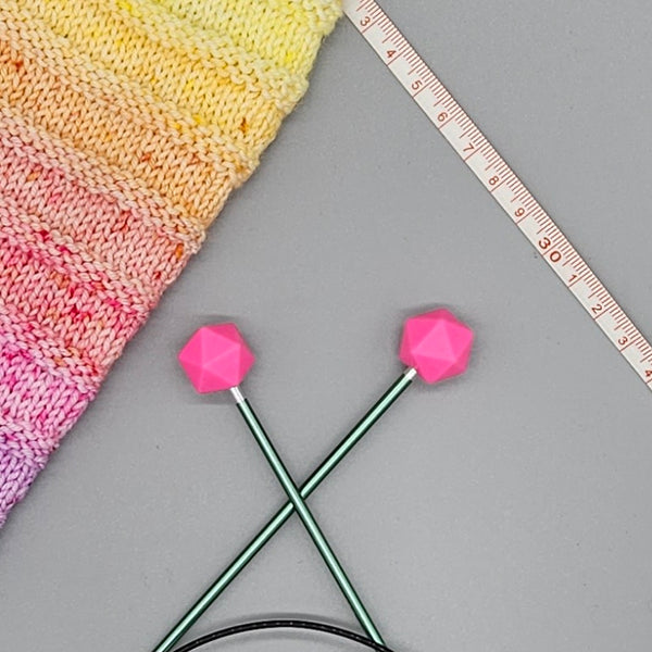 Pink Hexi Needle Stoppers