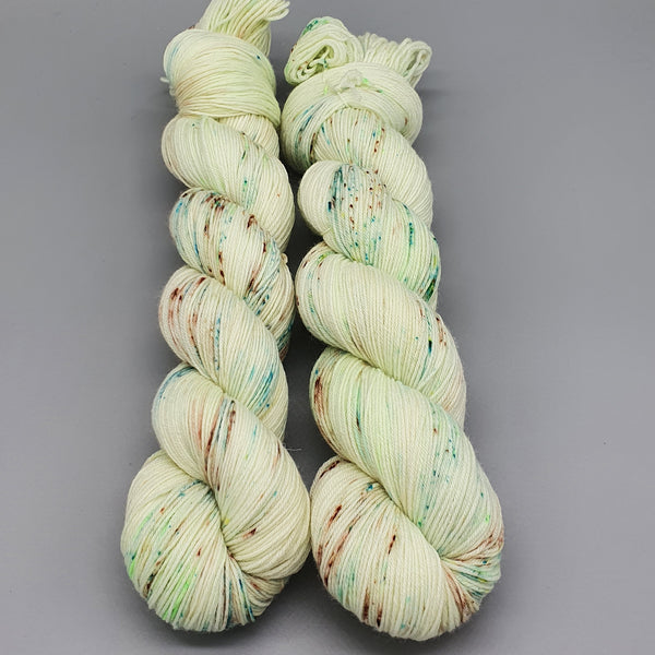 Lime and Coconut - Merino Nylon 4ply