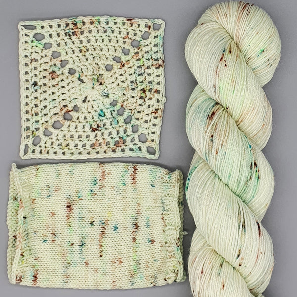 Lime and Coconut - Merino Nylon 4ply