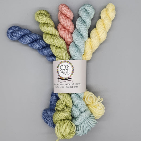 Mini Skein Palette Sets - Merino/Bamboo - Various Colours