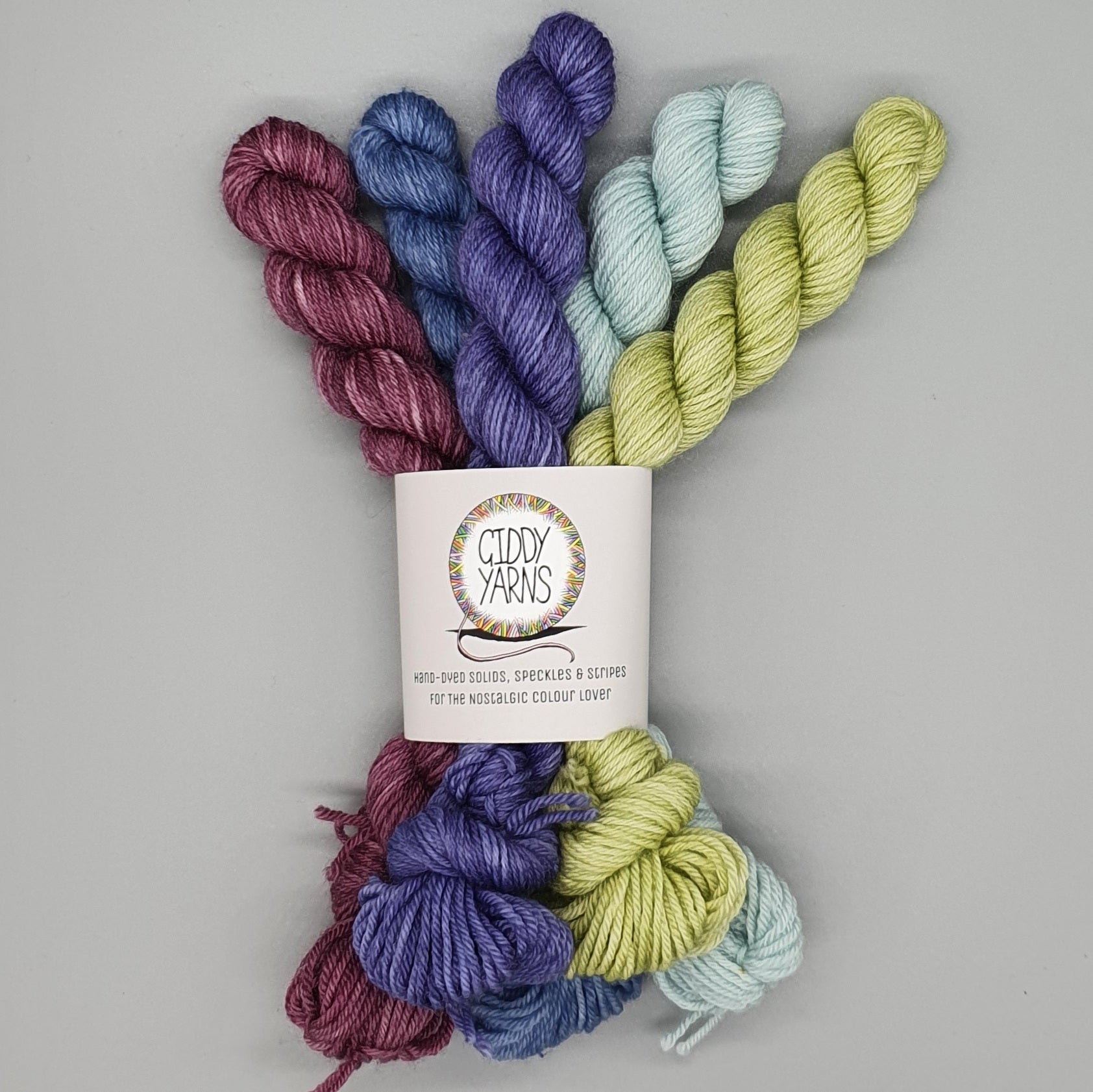 Mini Skein Palette Sets - Merino/Bamboo - Various Colours
