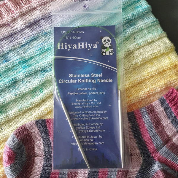 Hiya Hiya STEEL- Knitting Needles - Various Sizes