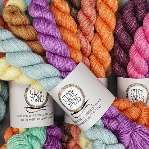 Mini Skein Palette Sets - Merino/Bamboo - Various Colours